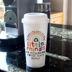 Personalised Teacher ‘Shape Little Minds’ Travel Mug 12 Personalised Teacher ‘Shape Little Minds’ Travel Mug -Yankee Candle Shop p0813b74 2
