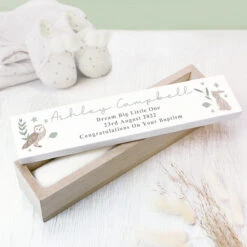 Personalised Woodland Animals Wooden Certificate Holder -Yankee Candle Shop p1011g03 pmc personalised woodland animals wooden certificate holder 2