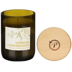 Paddywax Eco 226g Verbena And Lemongrass Green Recycled Glass Soy Candle 10 Paddywax Eco 226g Verbena And Lemongrass Green Recycled Glass Soy Candle -Yankee Candle Shop paddywax eg06eu eco verbema lemongrass recycled glass candle 03