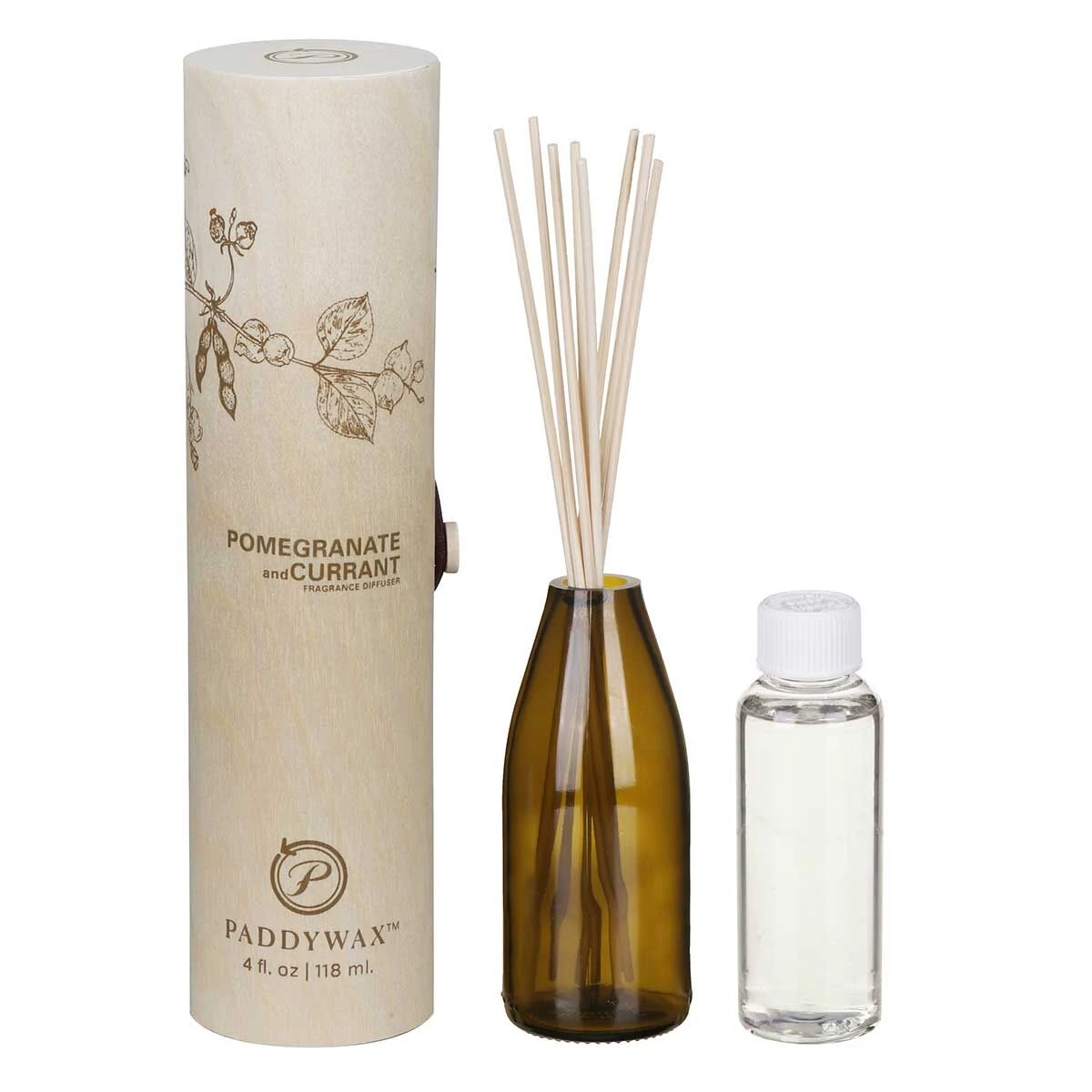 Paddywax Eco Pomegranate And Currant Green Reed Diffuser 6 Paddywax Eco Pomegranate And Currant Green Reed Diffuser - Image 4
