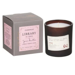 Paddywax Library 170g Jane Austen Boxed Soy Candle