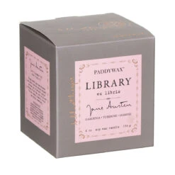 Paddywax Library 170g Jane Austen Boxed Soy Candle -Yankee Candle Shop paddywax gl02eu library candle 3