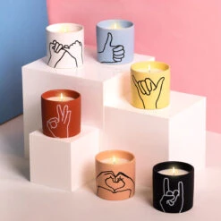 Paddywax Impressions 163g ‘Pinky Promise’ Wild Fig & Cedar Soy Candle -Yankee Candle Shop paddywax impressions candle range image 1