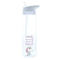 Personalised Unicorn Water Bottle -Yankee Candle Shop personalised memento company p103207 unicorn water bottle 2