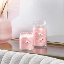 Yankee Candle Pink Sands Signature Medium Jar Candle -Yankee Candle Shop pink sands signature collection lifestyle 2 1