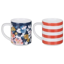 Joules The Bright Side Set Of Two Stackable Mugs -Yankee Candle Shop portico jls2193 joules the bright side set of two stackable mugs 4