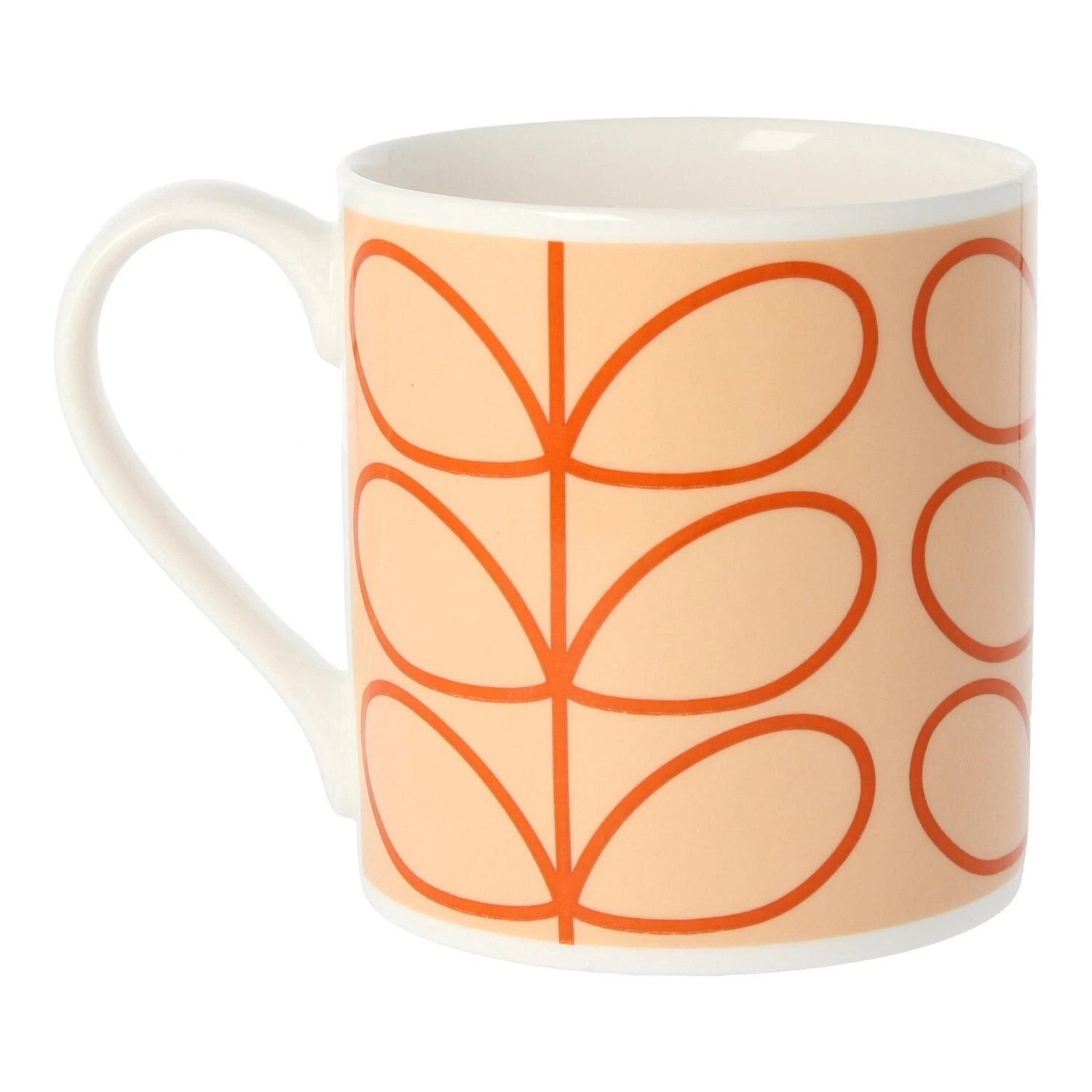 Orla Kiely Linear Stem Tomato Large Mug 5 Orla Kiely Linear Stem Tomato Large Mug - Image 3