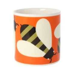 Orla Kiely Busy Bee Orange Large Mug -Yankee Candle Shop qok134b