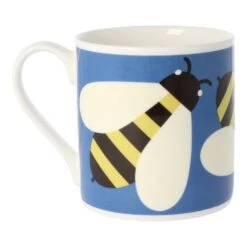 Orla Kiely Busy Bee Blue Large Mug -Yankee Candle Shop qok135c