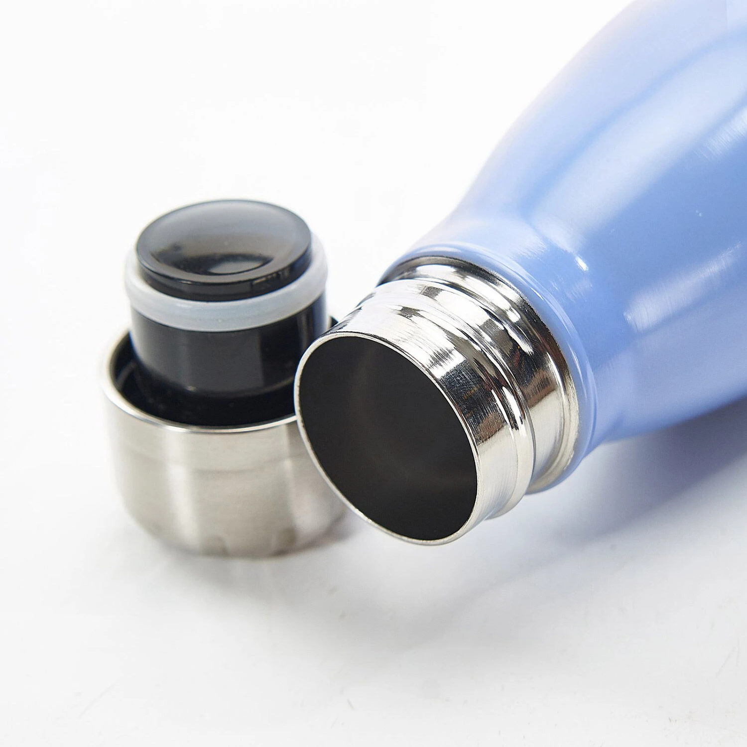 Eco Chic Blue Bumblebees 500ml Thermal Drinks Bottle 5 Eco Chic Blue Bumblebees 500ml Thermal Drinks Bottle - Image 3