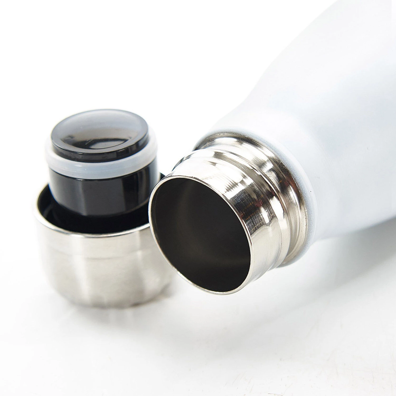 Eco Chic White Scatty Scotty Dogs 500ml Thermal Drinks Bottle 5 Eco Chic White Scatty Scotty Dogs 500ml Thermal Drinks Bottle - Image 3