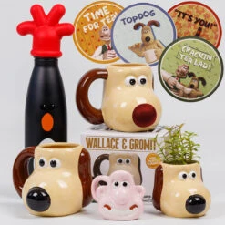 Wallace & Gromit– Gromit Shaped Mug -Yankee Candle Shop wallace and gromit range shot