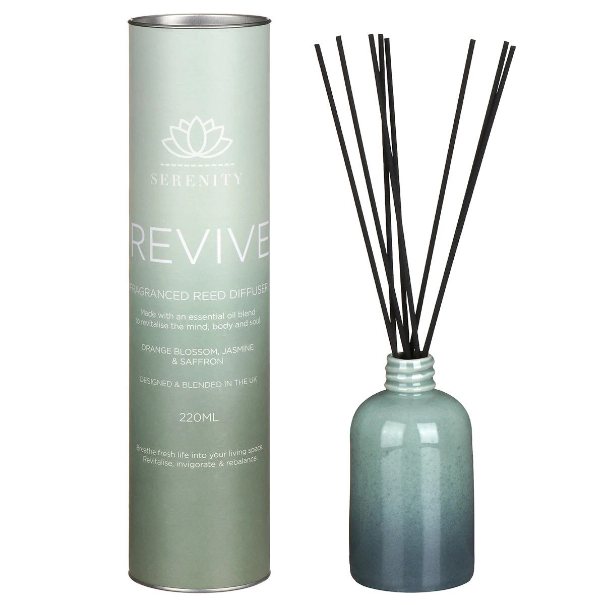 Widdop & Co Serenity Orange Blossom, Jasmine & Saffron 220ml Ceramic Diffuser 3 Widdop & Co Serenity Orange Blossom, Jasmine & Saffron 220ml Ceramic Diffuser