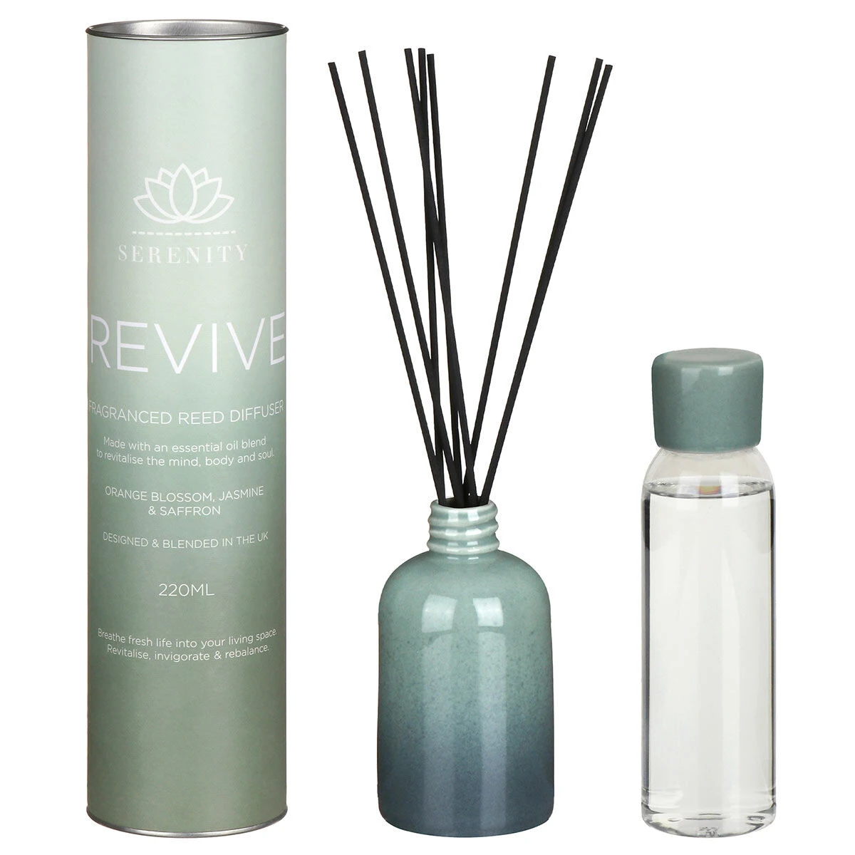 Widdop & Co Serenity Orange Blossom, Jasmine & Saffron 220ml Ceramic Diffuser 4 Widdop & Co Serenity Orange Blossom, Jasmine & Saffron 220ml Ceramic Diffuser - Image 2