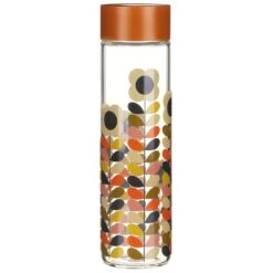 Orla Kiely Multi Stem Glass Water Bottle