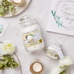 Yankee Candle Wedding Day Large Jar Candle -Yankee Candle Shop yankee candle 115438e wedding day large jar candle lifestyle 1