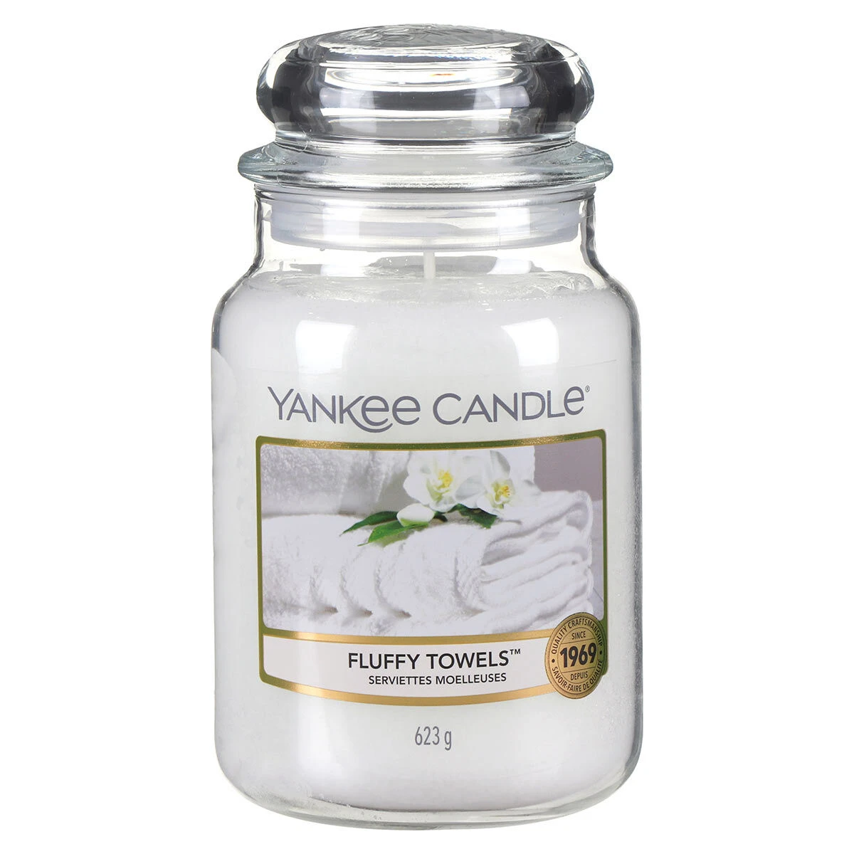 Yankee Candle Fluffy Towels Large Jar Candle 4 Yankee Candle Fluffy Towels Large Jar Candle - Image 2