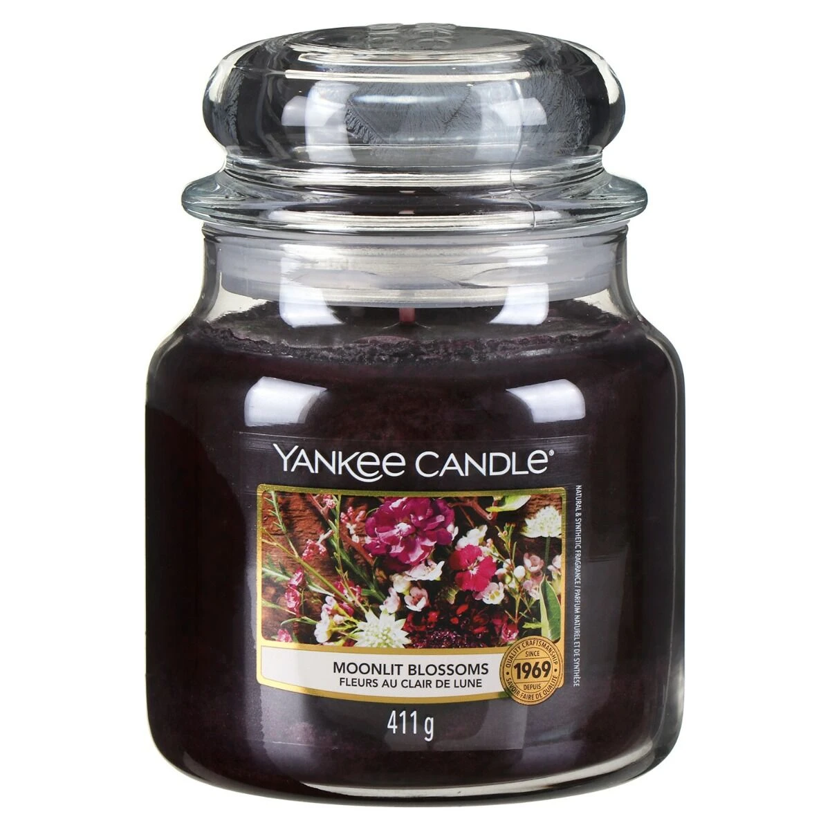 Yankee Candle Moonlit Blossoms Medium Jar Candle 3 Yankee Candle Moonlit Blossoms Medium Jar Candle