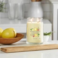 Yankee Candle Iced Berry Lemonade Signature Large Jar Candle -Yankee Candle Shop yankee candle 1629983e iced berry lemonade signature large jar candle lifestyle 1