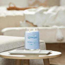 Yankee Candle Ocean Air Signature Large Jar Candle -Yankee Candle Shop yankee candle 1629984e ocean air signature large jar candle lifestyle 4