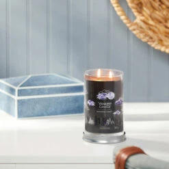 Yankee Candle Midsummers Night Signature Large Tumbler Candle -Yankee Candle Shop yankee candle 1630036e midsummers night signature large tumbler candle lifestyle 1