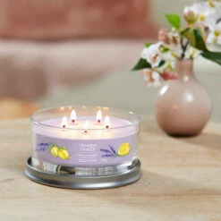 Yankee Candle Lemon Lavender Signature Multi-Wick Tumbler Candle -Yankee Candle Shop yankee candle 1630072e lemon lavender signature multi wick tumbler candle lifestyle 1