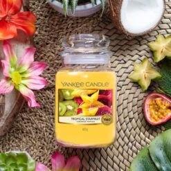 Yankee Candle Tropical Starfruit Large Jar Candle -Yankee Candle Shop yankee candle 1630404e tropical starfruit large jar candle 3