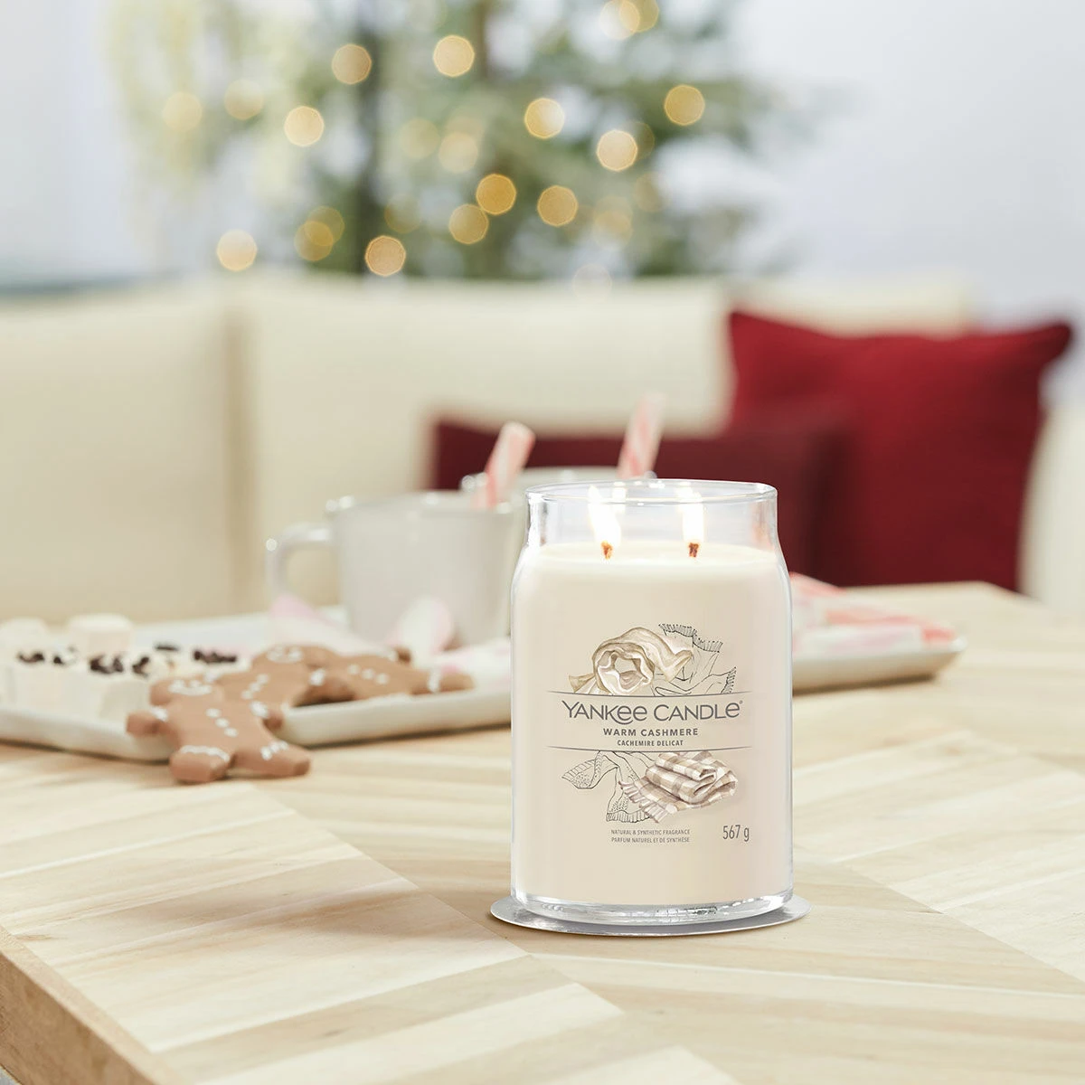 Yankee Candle Warm Cashmere Signature Large Jar Candle 6 Yankee Candle Warm Cashmere Signature Large Jar Candle - Image 4