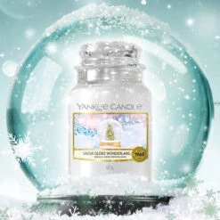 Yankee Candle Snow Globe Wonderland Large Jar Candle -Yankee Candle Shop yankee candle 1720942e snow globe wonderland large jar candle lifestyle 2