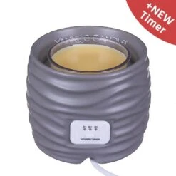 Yankee Candle Noah Grey Scenterpiece Easy MeltCup Warmer - With Timer -Yankee Candle Shop yankee candle scenterpiece with timer noah grey 1521327 1