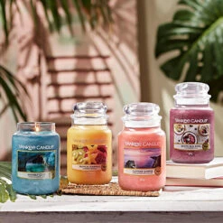 Yankee Candle Tropical Starfruit Large Jar Candle -Yankee Candle Shop yankee candle the last paradise range lifestyle 2